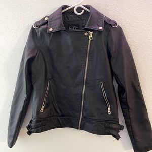 Leather jacket from Jessica Simpson